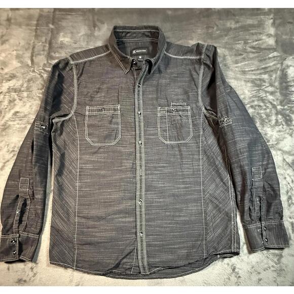 INC International Concepts Other - INC International Concepts men's medium long-sleeve button-down shirt black